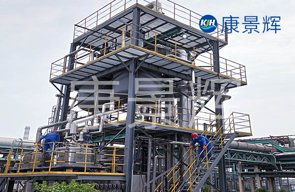 大型的河北多效蒸發器，采用直立的落地式的結構，占地面積小，布局合理